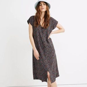 NWT! Madewell Easy Midi Dress in Fieldwalk Floral Size Large